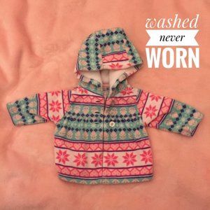Carter’s newborn fleece sweatshirt